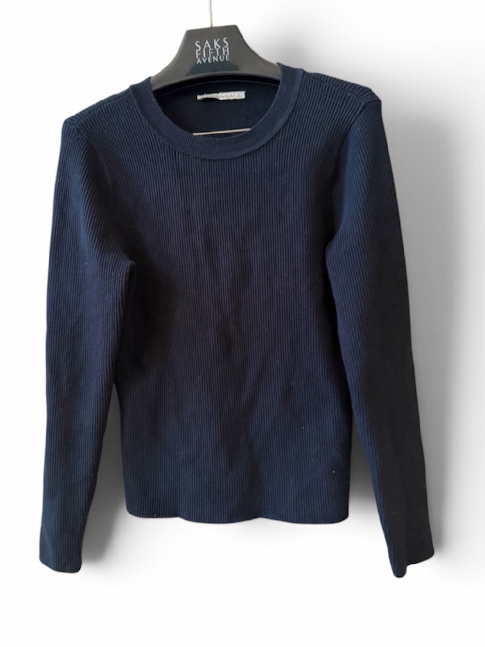 Abercrombie & Fitch Sweater L Black
Pullover Heavyweight Ribbed Fitted NWOT